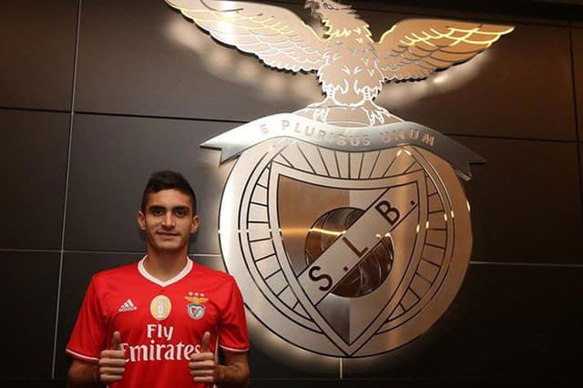 Guillermo Celis nos tempos de Benfica