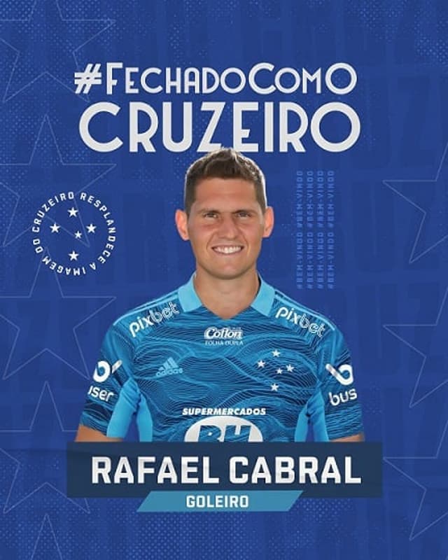 Rafael Cabral volta ao futebol brasileiro após ter trajetória na Europa