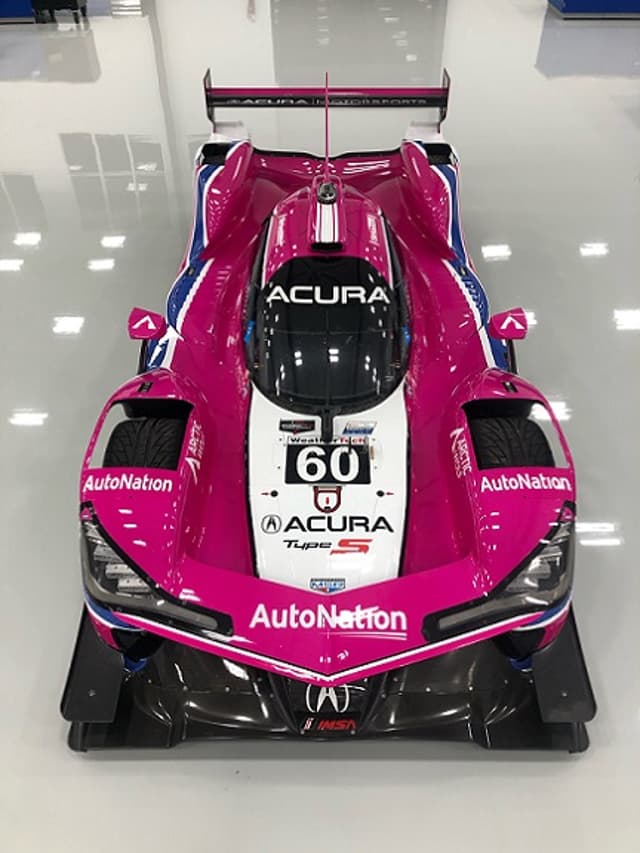 Acura ARX-05 DPi que será usado pelo Helio no treino coletivo deste final de semana (Foto: Divulgação)