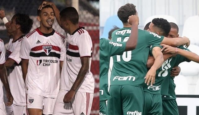 Montagem - São Paulo e Palmeiras - Copinha