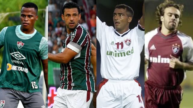 Jhon Arias, Fred, Romário e Roger Flores -  Fluminense