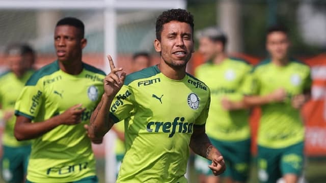 Marcos Rocha - Treino Palmeiras