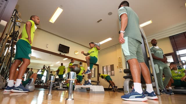 Palmeiras treino Abu Dhabi