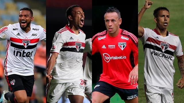 Reinaldo, Welington, Rafinha e Igor Vinícius - São Paulo