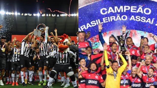 Montagem Atletico MG Flamengo