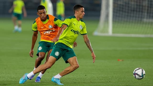 Vanderlan e Giovani - Treino Palmeiras