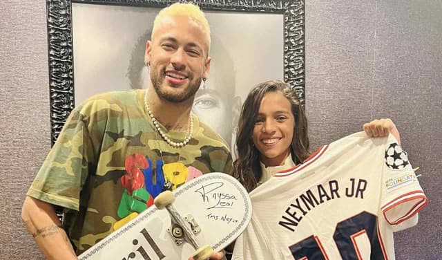 Neymar e Rayssa Leal