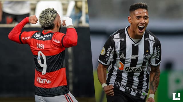 Montagem - Gabigol e Zaracho