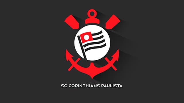 Escudo do Corinthians - minimalista