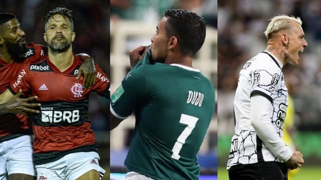 Flamengo, Palmeiras e Corinthians