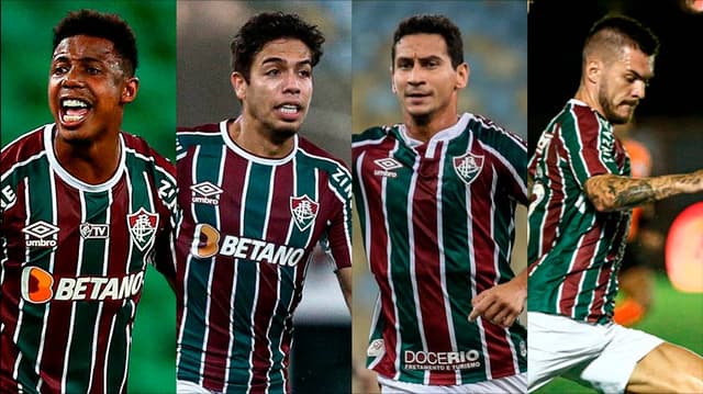 Wellington, Nonato, Ganso e Nathan - Fluminense