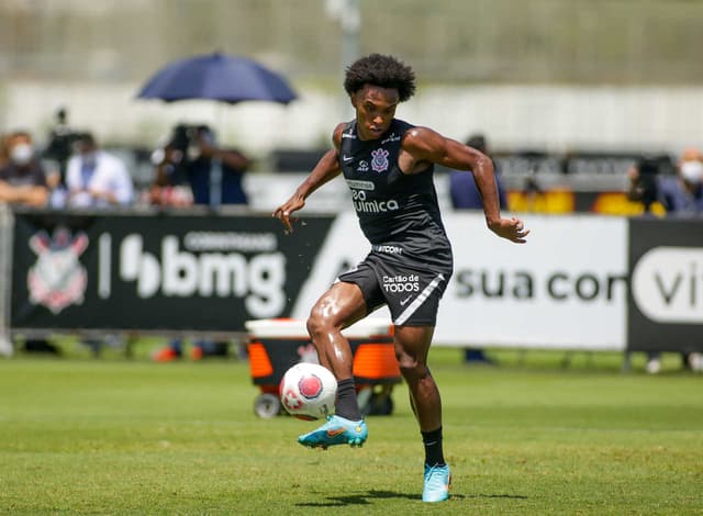 Willian - Treino Corinthians