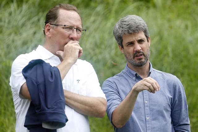 John Textor e Eduardo Freeland - Botafogo