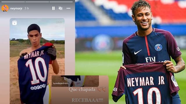 Neymar e menino