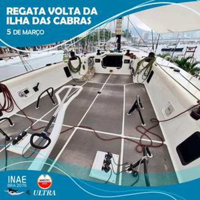 Inaê Amstel Ultra é um dos destaques da Regata Volta da Ilha das Cabras (Foto: @veleiroinae)