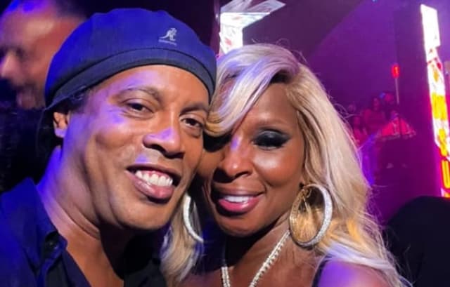 Ronaldinho e Mary J Blige