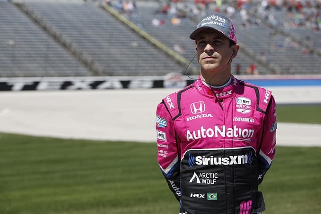 Helio Castroneves tira lições de desafio no Texas (Foto: Penske Entertainment)