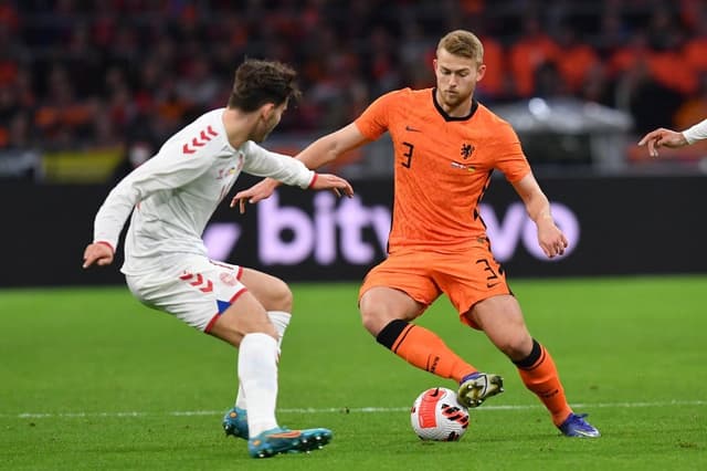 De Ligt - Holanda x Dinamarca