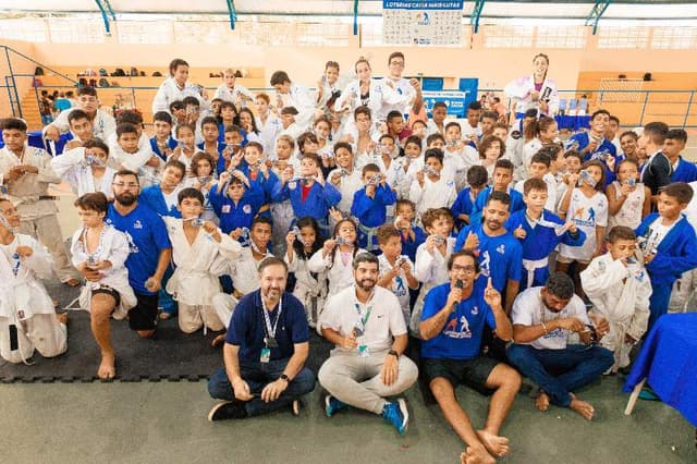 Mais de 180 crianças participaram do festival no núcleo Tibau do Sul