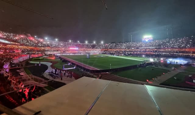 São Paulo x Palmeiras - Luzes no Morumbi