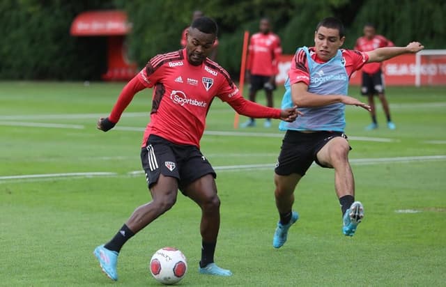 Treino São Paulo 31/03/2022