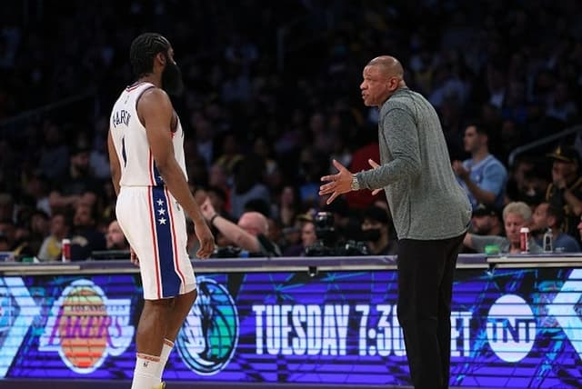 Doc Rivers e James Harden