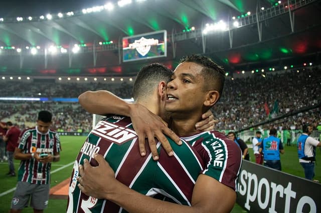 Fluminense x Flamengo - David Braz e Nino