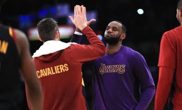 Kevin Love e LeBron James