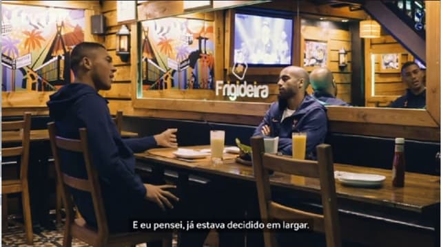 Carlos Vinícius e Lucas Moura