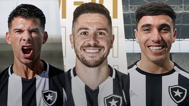 Montagem - Reforços Botafogo 2022