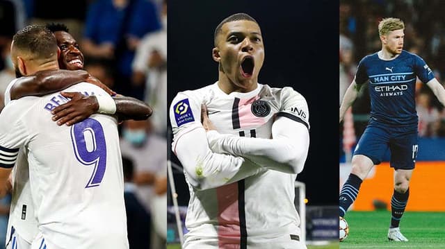 Real Madrid, PSG, City