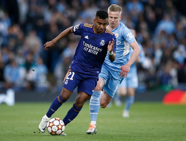 Manchester City x Real Madrid - Rodrygo