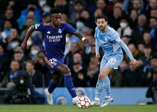 Manchester City x Real Madrid - Vini Jr.