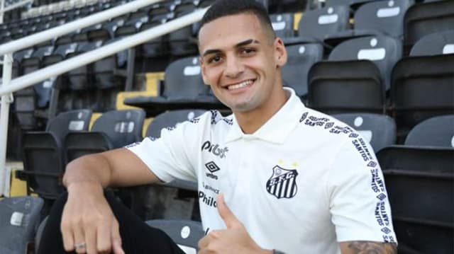 Renovação Kaiky com o Santos