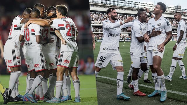 Montagem - São Paulo e Santos