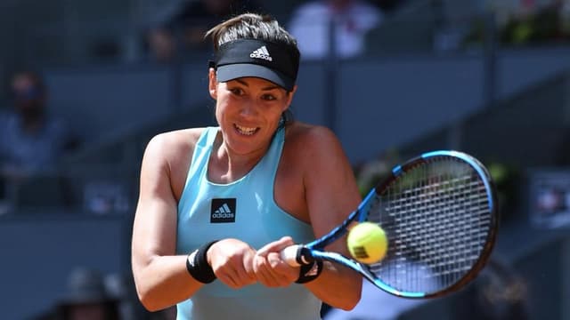 Garbiñe Muguruza na estreia em Madri