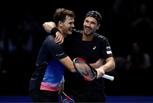 Jamie Murray e Bruno Soares no ATP Finals de 2016