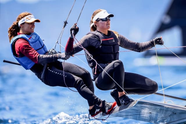 Martine Grael e Kahena Kunze