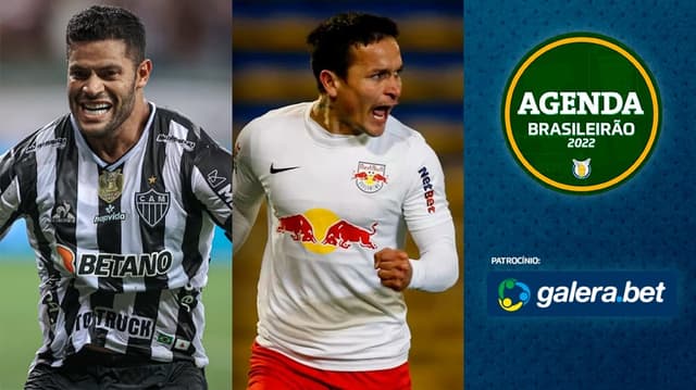 Agenda do Brasileirão - Atletico MG e Red Bull Bragantino