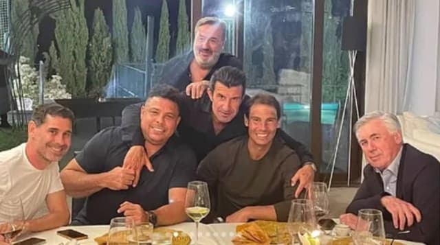 Ancelotti, Ronaldo e Figo