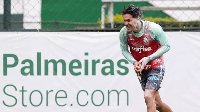 Gustavo Gómez - Ovada - Treino Palmeiras