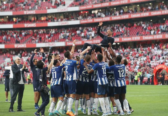 Porto x Benfica - comemoração de título