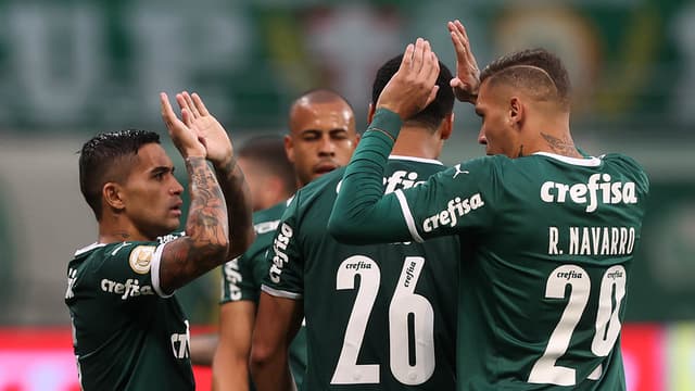 Palmeiras x Fluminense - comemoração Palmeiras