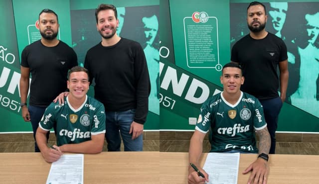 Fabinho e Naves - Palmeiras - Montagem