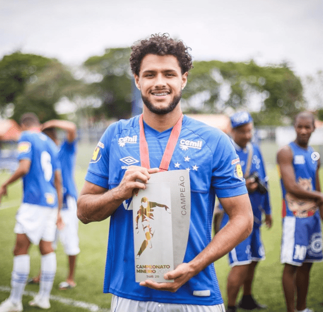 Gustavo Rissi quando ainda atuava pelo Cruzeiro