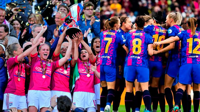 Lyon e Barcelona Feminino