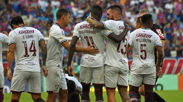 Fortaleza x Fluminense - Comemoração Fluminense