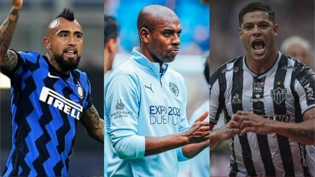 Vidal, Fernandinho e Hulk