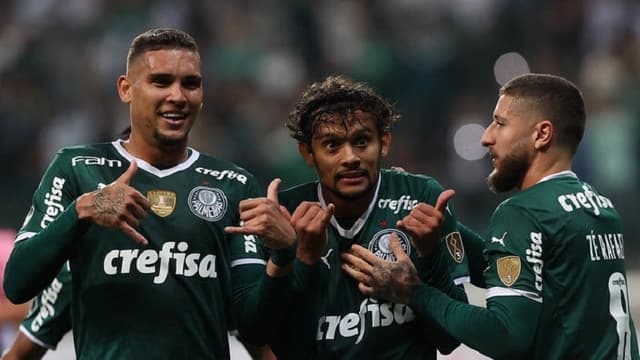 Navarro, Scarpa e Zé Rafael - Palmeiras x Táchira