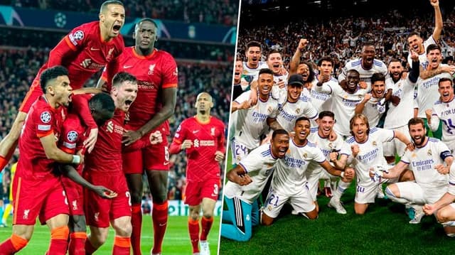 Liverpool reunidos e do Real Madrid reunidos